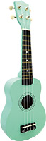 Blue Moon BU-02G Colored Soprano Uke, Green