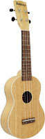 Ashbury AU-40S Soprano Ukulele, Flamed Oak