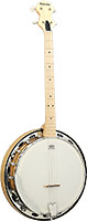 Ashbury AB-65T Tenor Banjo, Maple Resonator Rolled brass tone ring. Maple bound maple neck. Maple fingerboard. 19 Frets