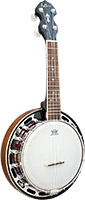 Ashbury AB-48U Ukulele Banjo, Resonator, Mah