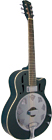 Ashbury AR-38 Resonator Guitar, Electro Electro acoustic cutaway. Mahogany top, back and sides. Black satin finish