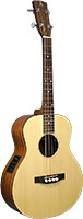 Ashbury Style E Mini Acoustic Bass Guitar, P/U