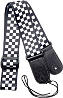 Viking VGS-40 Fabric Guitar Strap. Chequered