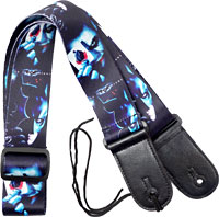 Viking VGS-41 Fabric Guitar Strap DarkKnight Dark knight Batman and Joker Patterned guitar strap. 6.5cm wide