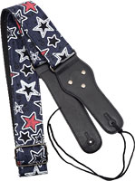 Viking VGS-53 Woven Guitar Strap. Stars