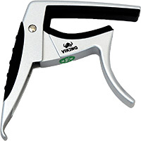 Viking VGA-5200 Acoustic Guitar Capo, Silver