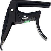 Viking VGA-5200K Acoustic Guitar Capo, Black Black color. Unique design for one hand operation.