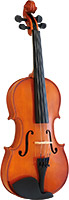 Valentino Caprice Full Size Violin Outfit Carved solid spruce top. Carved solid maple body