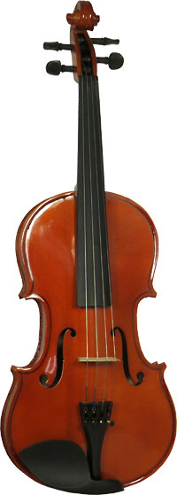 Valentino Caprice 3/4 Size Violin Outfit Carved solid spruce top. Carved solid maple body