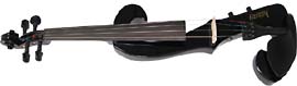 Valentino VE-20 Electric F Shape Violin, Black