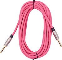 Viking VGL-2026-PK 6m Pink Guitar Lead. SS