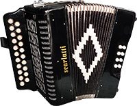 Scarlatti MARINO D/G Melodeon, Black