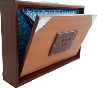 Atlas AW-E90F Shruti Box, Female Voice Dark colored wood body, side bellows. C, C#, D, D#, E , F , F#, G , G#, A, Bb, B, C