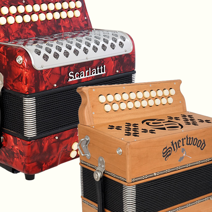 2-Row Chromatic Melodeons