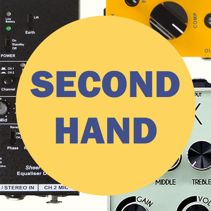 Secondhand DIs, EQs, Pedals & Effects