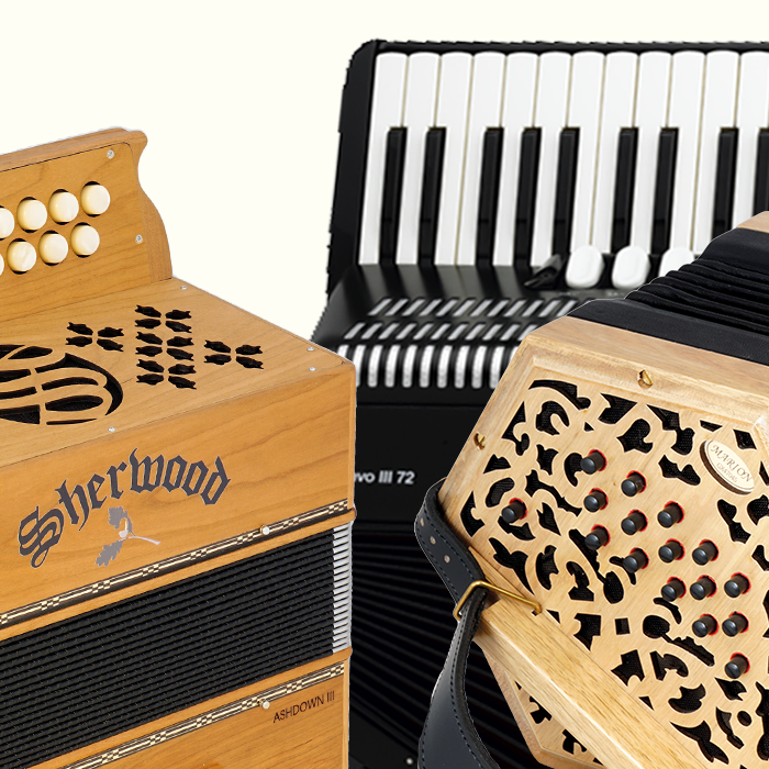 Free Reed Instruments used in European Traditional Music