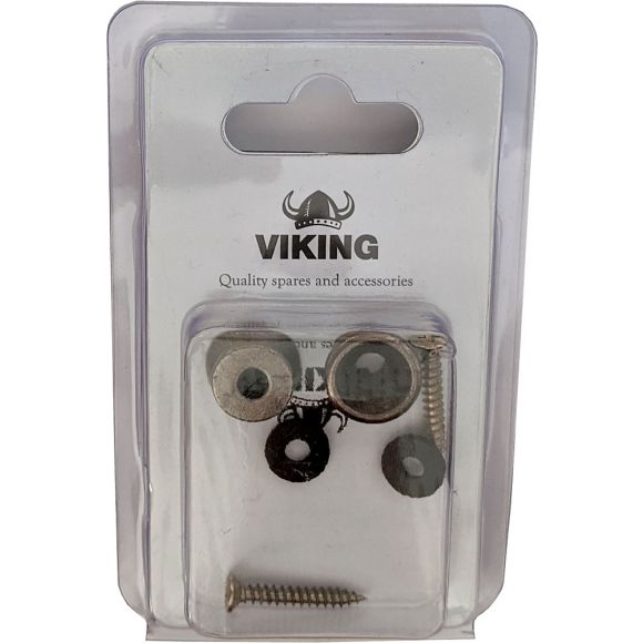 Viking GSB-10K Gun Metal Strap Buttons, Pair (GR10011K)