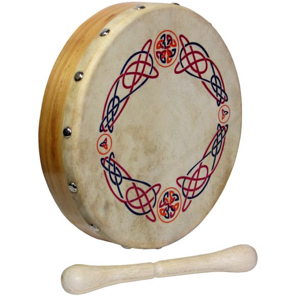 Glenluce 8inch Drum, Knotwork design (GR16020B)