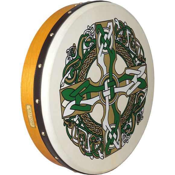 Waltons Celtic 18inch Bodhran Celtic Cross (GR16057C)