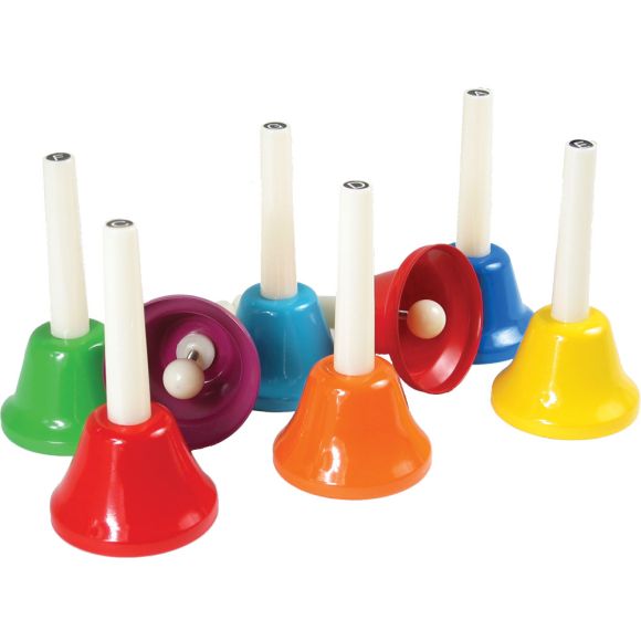 Atlas AP-T100 Coloured Hand Bells, Set of 8 (GR18032)
