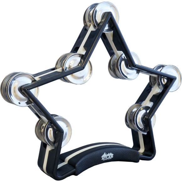 Atlas AP-03K Star Tambourine, Black (GR19035K)