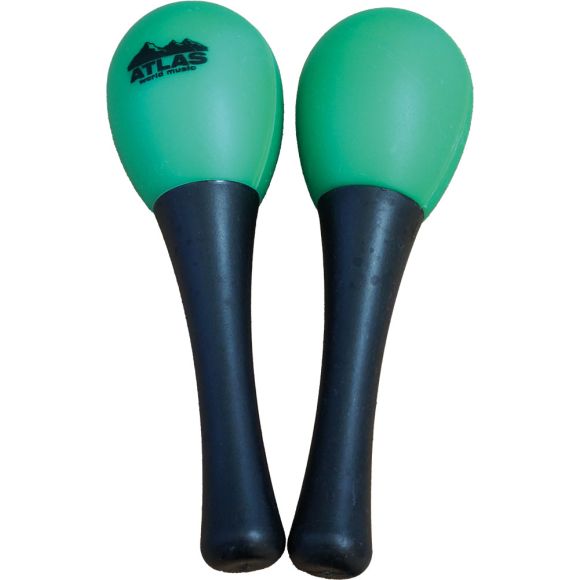 Atlas AP-SE4G Pair of Egg Maracas, Green (GR19051G)