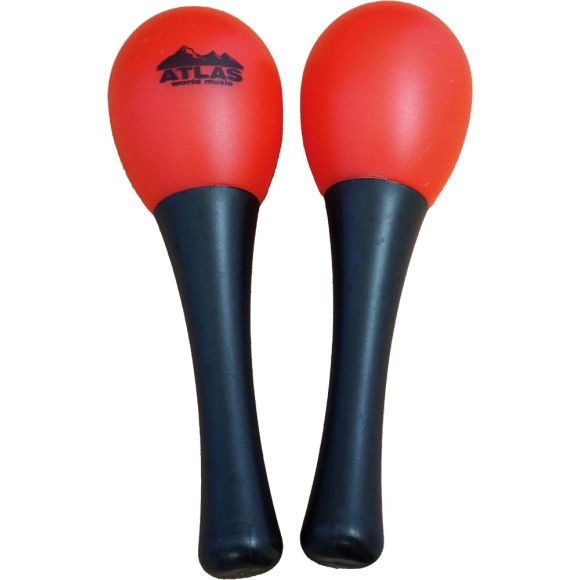 Atlas AP-SE4R Pair of Egg Maracas, Red (GR19051R)