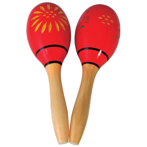 Atlas AP-L611 Wooden Maracas, 9inch pair (GR19053)
