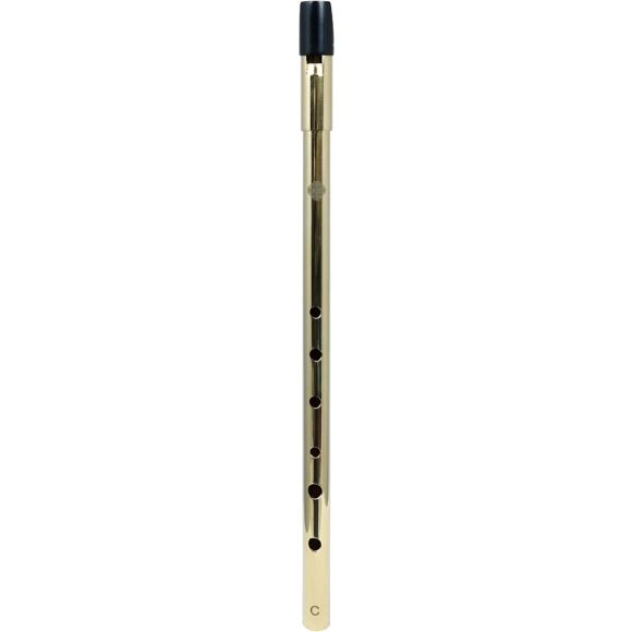 Glenluce Wexford High C Whistle. Brass Finish (GR22080C)