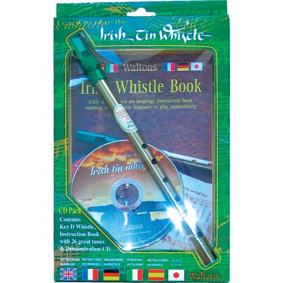 Waltons High D Whistle CD Pack (GR23068)