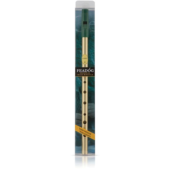 Feadog FW01 Brass High D Whistle Pack (GR23074)