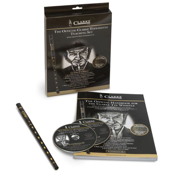 Clarke WTCD High D Whistle Set, Book/CD (GR23085)