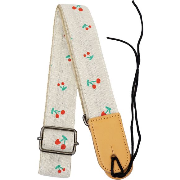Viking VUS-40 Jacquard Uke Strap, Cherry (GR35710)