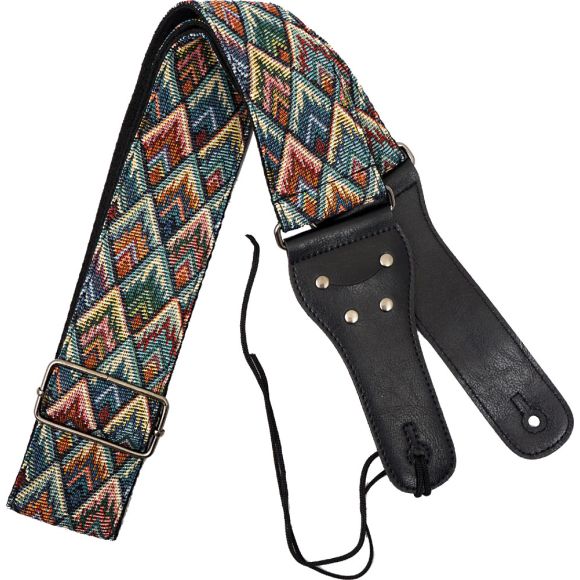 Viking VGS-51 Woven Guitar Strap. Diamonds (GR59131)