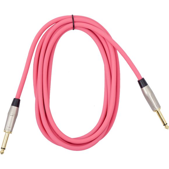 Viking VGL-2023-PK 3m Pink Guitar Lead. SS (GR85052P)