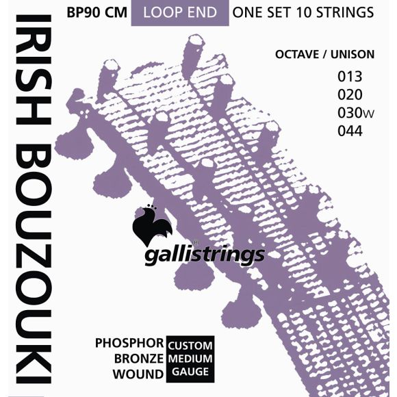 Galli BP90 CM Irish Bouzouki, Medium Gauge (GS33615)