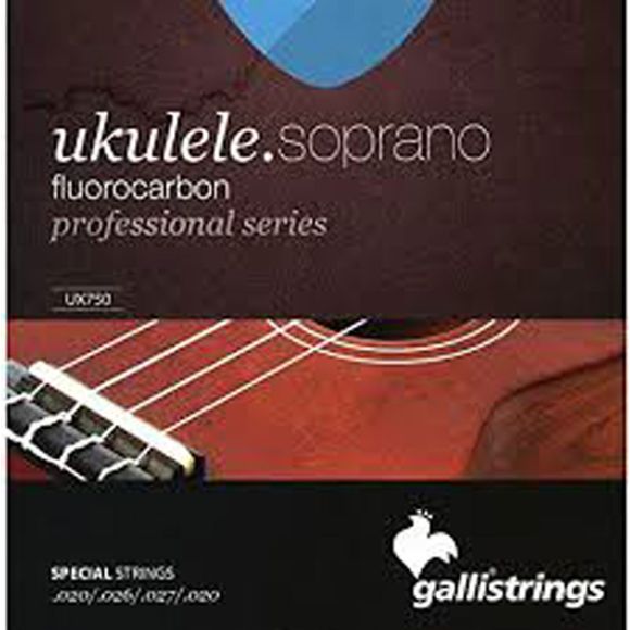 Galli UX-750 Uke Strings, Sop Fluorocarbon (GS35605)