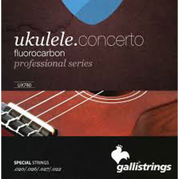 Galli UX-760 Uke Strings, Concert Fluorocar (GS35606)